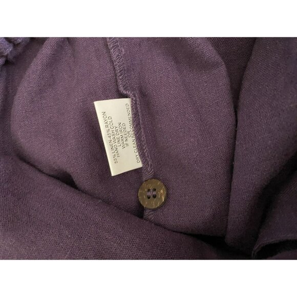 COPY - Rabbit Rabbit Rabbit Designs Pants Suit Size 16P / 16T Purple Linen Blen… - Picture 14 of 16